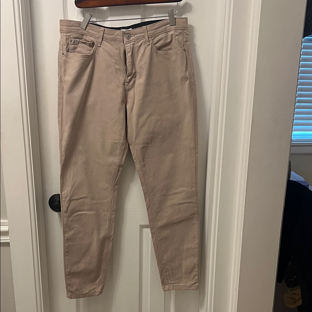 Women's Cropped Tan Pants